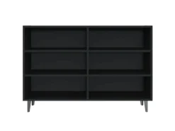 vidaXL Sideboard Schwarz 103,5x35x70 cm Holzwerkstoff 806041