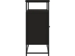 vidaXL Sideboard Schwarz 100x35x80 cm Holzwerkstoff 835539
