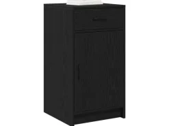 vidaXL Sideboard Schwarze Eiche 40 x 40,5 x 75 cm Holzwerkstoff 865065