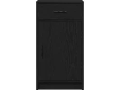 vidaXL Sideboard Schwarze Eiche 40 x 40,5 x 75 cm Holzwerkstoff 865065