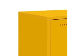 vidaXL Sideboard Senfgelb 100,5x39x72 cm Stahl 846683