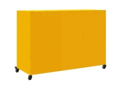 vidaXL Sideboard Senfgelb 100,5x39x72 cm Stahl 846683