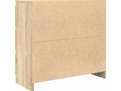 vidaXL Sideboard Sonoma-Eiche 80x35x76 cm Holzwerkstoff 861735
