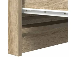 vidaXL Sideboard Sonoma-Eiche 80x35x76 cm Holzwerkstoff 861735
