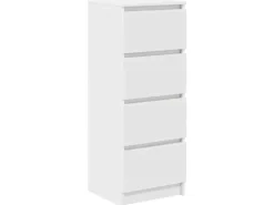 vidaXL Sideboard Weiß 37,5x35x99 cm Holzwerkstoff 861697