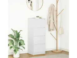vidaXL Sideboard Weiß 37,5x35x99 cm Holzwerkstoff 861697