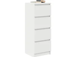 vidaXL Sideboard Weiß 37,5x35x99 cm Holzwerkstoff 861697