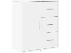 vidaXL Sideboard Weiß 60x31x70 cm Holzwerkstoff 840471