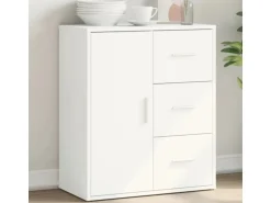 vidaXL Sideboard Weiß 60x31x70 cm Holzwerkstoff 840471