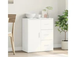 vidaXL Sideboard Weiß 60x31x70 cm Holzwerkstoff 840471