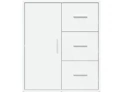vidaXL Sideboard Weiß 60x31x70 cm Holzwerkstoff 840471
