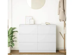 vidaXL Sideboard Weiß 100x35x76 cm Holzwerkstoff 3328498