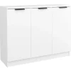 vidaXL Sideboard Weiß 90,5x30x70 cm Holzwerkstoff 811187
