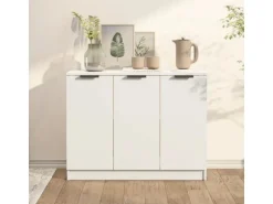 vidaXL Sideboard Weiß 90,5x30x70 cm Holzwerkstoff 811187
