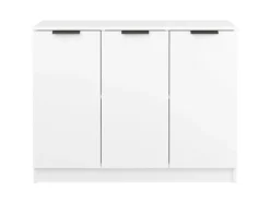 vidaXL Sideboard Weiß 90,5x30x70 cm Holzwerkstoff 811187