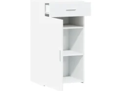 vidaXL Sideboard Weiß 50x42,5x93 cm Holzwerkstoff 846292