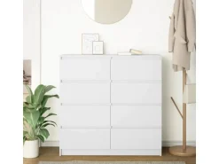 vidaXL Sideboard Weiß 100x35x99 cm Holzwerkstoff 3328489