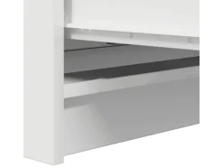 vidaXL Sideboard Weiß 80x35x76 cm Holzwerkstoff 861733
