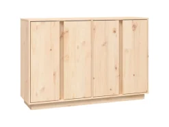 vidaXL Sideboard 120x35x80 cm Massivholz Kiefer 814494