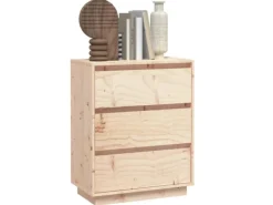 vidaXL Sideboard 60x34x75 cm Massivholz Kiefer 813360