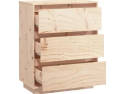 vidaXL Sideboard 60x34x75 cm Massivholz Kiefer 813360