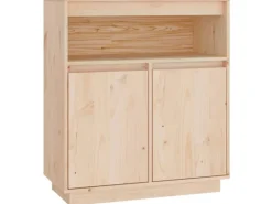 vidaXL Sideboard 70x34x80 cm Massivholz Kiefer 814384