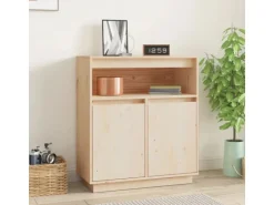 vidaXL Sideboard 70x34x80 cm Massivholz Kiefer 814384