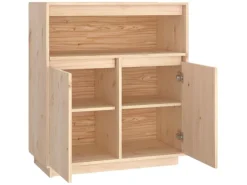 vidaXL Sideboard 70x34x80 cm Massivholz Kiefer 814384