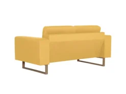vidaXL 2-Sitzer-Sofa Stoff Gelb Modell 2