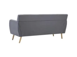 vidaXL 3-Sitzer-Sofa Stoff 172x70x82 cm Hellgrau