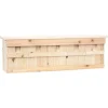 vidaXL Spatzenhaus 5-fach 68x15x21 cm Tannenholz
