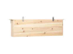 vidaXL Spatzenhaus 5-fach 68x15x21 cm Tannenholz