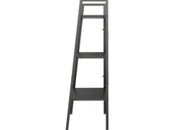 vidaXL Standregal mit 3 Böden Schwarz 56x35x108 cm