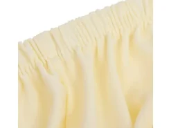 vidaXL Stretch Sofahusse 3-Sitzer Creme Polyester-Jersey
