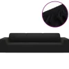 vidaXL Stretch Sofahusse 4-Sitzer Schwarz Polyester-Jersey