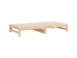vidaXL Tagesbett Ausziehbar 2x(80x200) cm Massivholz Kiefer1369472