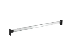 vidaXL Teleskop-Kleiderstangen 2 Stk Silbern 58-100 cm 344373
