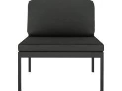 vidaXL 5-tlg Garten-Lounge-Set mit Kissen Aluminium Anthrazit Modell 2