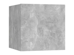 vidaXL 7-tlg. TV-Schrank-Set Betongrau Holzwerkstoff 4