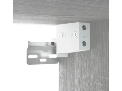 vidaXL 4-tlg. TV-Schrank-Set Grau Sonoma Holzwerkstoff Modell 12