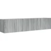 vidaXL 2-tlg. TV-Schrank-Set Grau Sonoma Holzwerkstoff Version 1