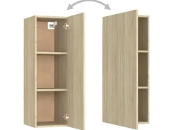 vidaXL 4-tlg. TV-Schrank-Set Sonoma-Eiche Holzwerkstoff Modell 14