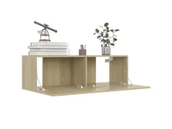 vidaXL 8-tlg. TV-Schrank-Set Sonoma-Eiche Holzwerkstoff Modell 11