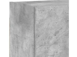 vidaXL 5-Tlg Wohnwand Betongrau Holzwerkstoff 3216460