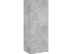 vidaXL 5-tlg. Wohnwand Betongrau Holzwerkstoff Modell 8