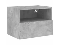 vidaXL 5-tlg. Wohnwand Betongrau Holzwerkstoff Modell 3