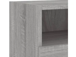 vidaXL 5-Tlg Wohnwand Grau Sonoma Holzwerkstoff 3216544