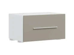 vidaXL 5-Tlg Wohnwand mit LED-Beleuchtung Steingrau Holzwerkstoff 3324233