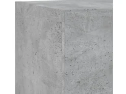 vidaXL 5-tlg. Wohnwand mit LED-Beleuchtung Betongrau Holzwerkstoff Modell 7