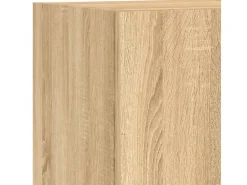 vidaXL 5-tlg. Wohnwand mit LED-Beleuchtung Sonoma-Eiche Holzwerkstoff Modell 2